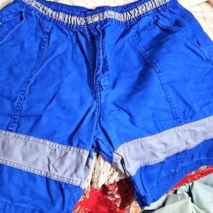 Surf Odyssey  blue with gray strip Shorts